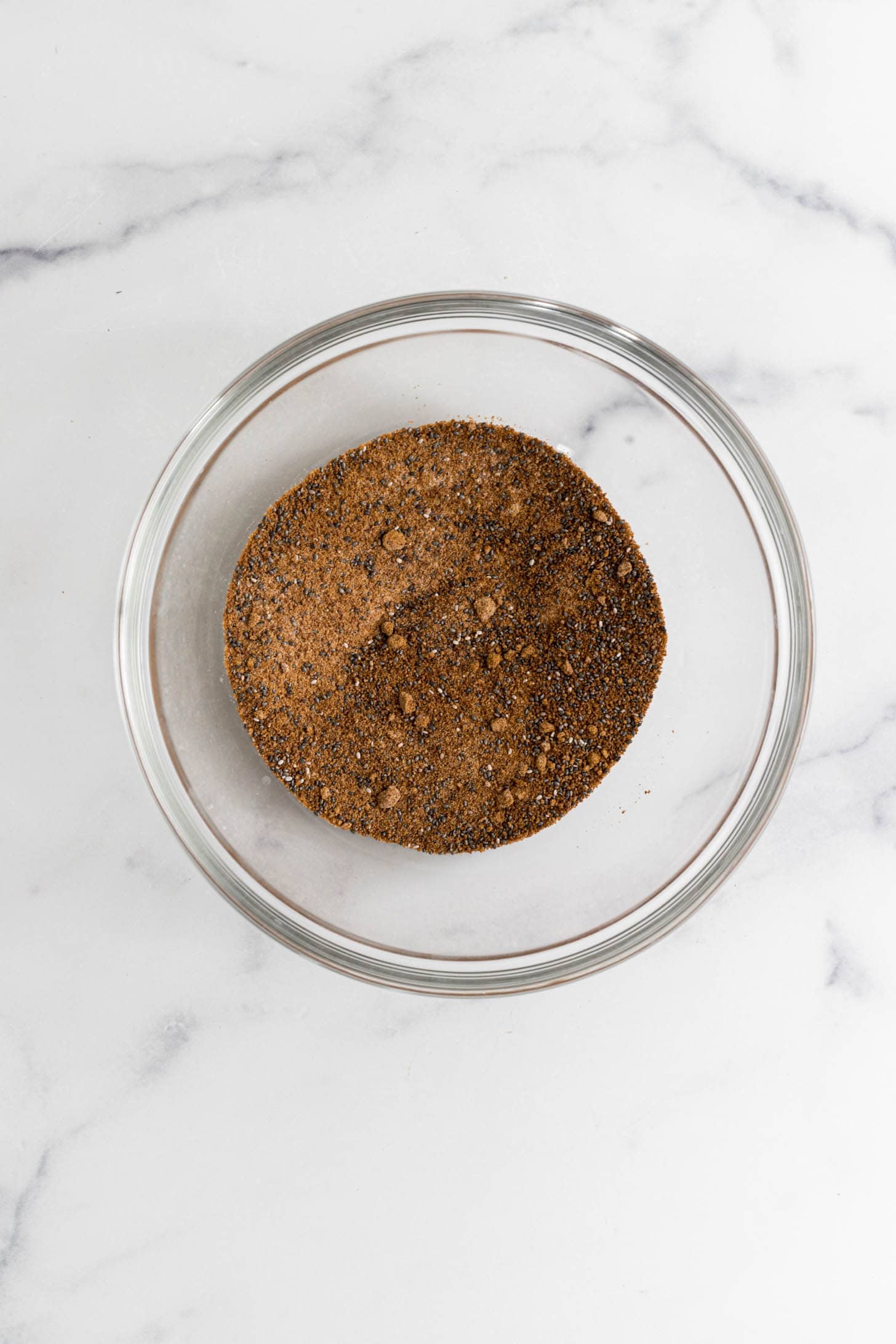 Dry ingredients in a bowl.