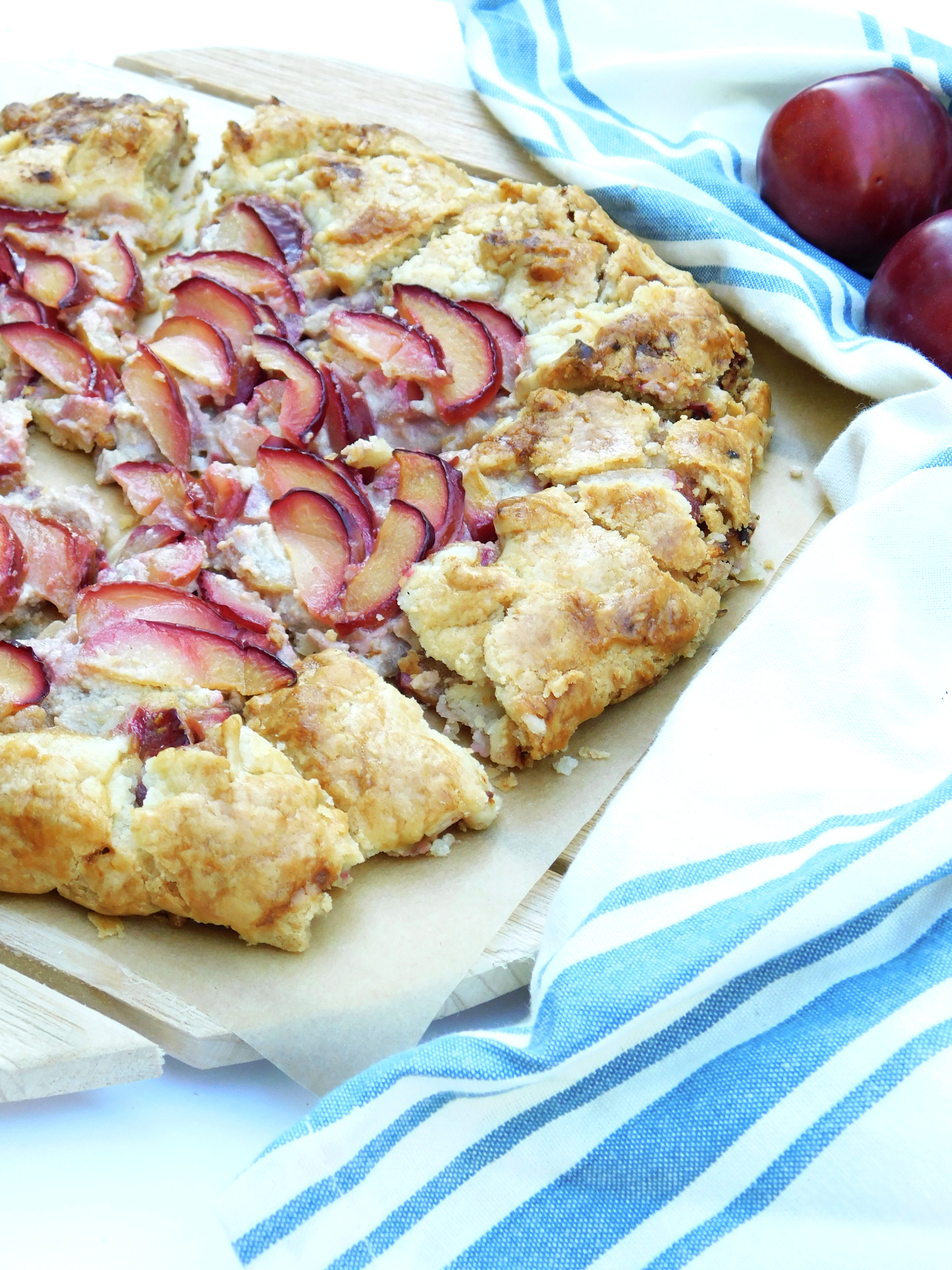 A plum galette.