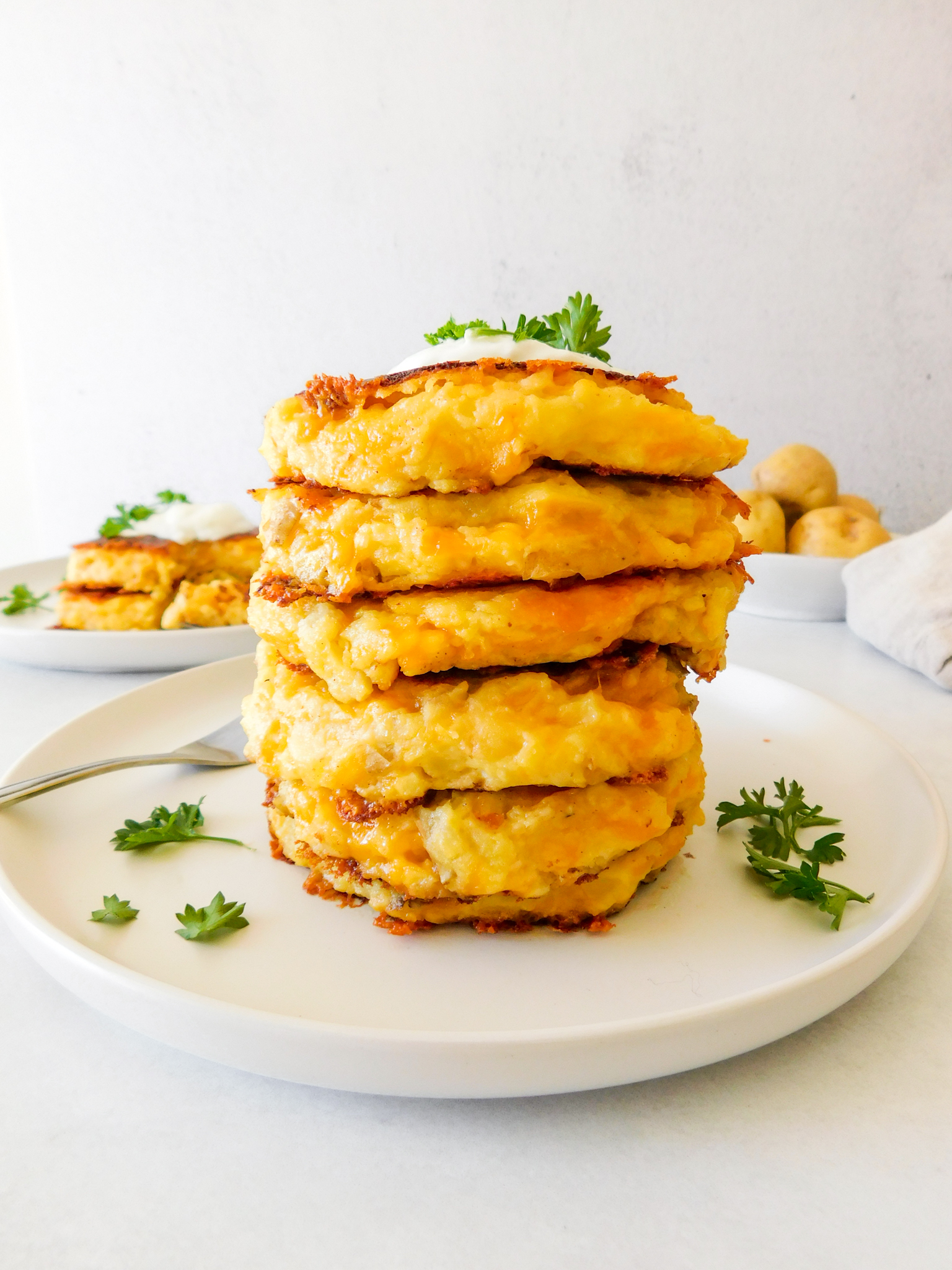 Gluten-Free Leftover Mashed Potato Pancakes