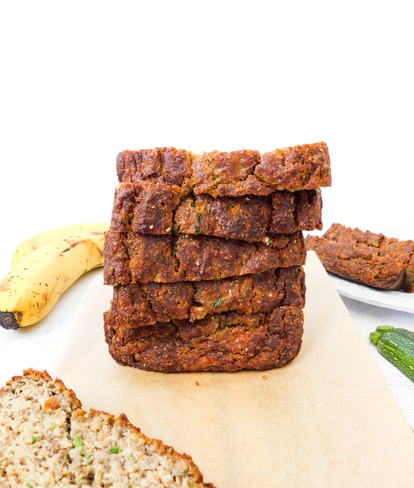 Healthy Banana Zucchini Bread (Gluten-Free) - Supermom Eats