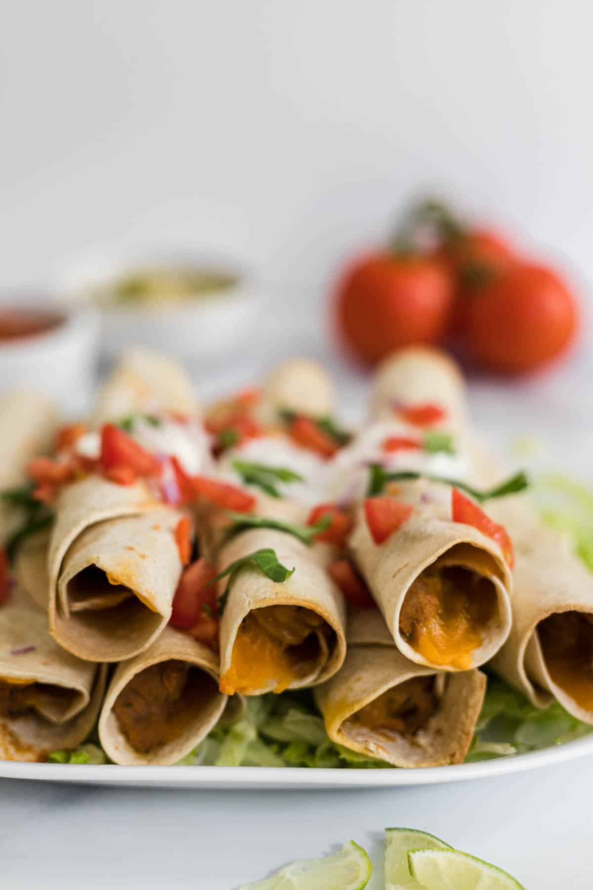 Cheesy Vegetarian Flautas With Beans and Sweet Potato Supermom Eats