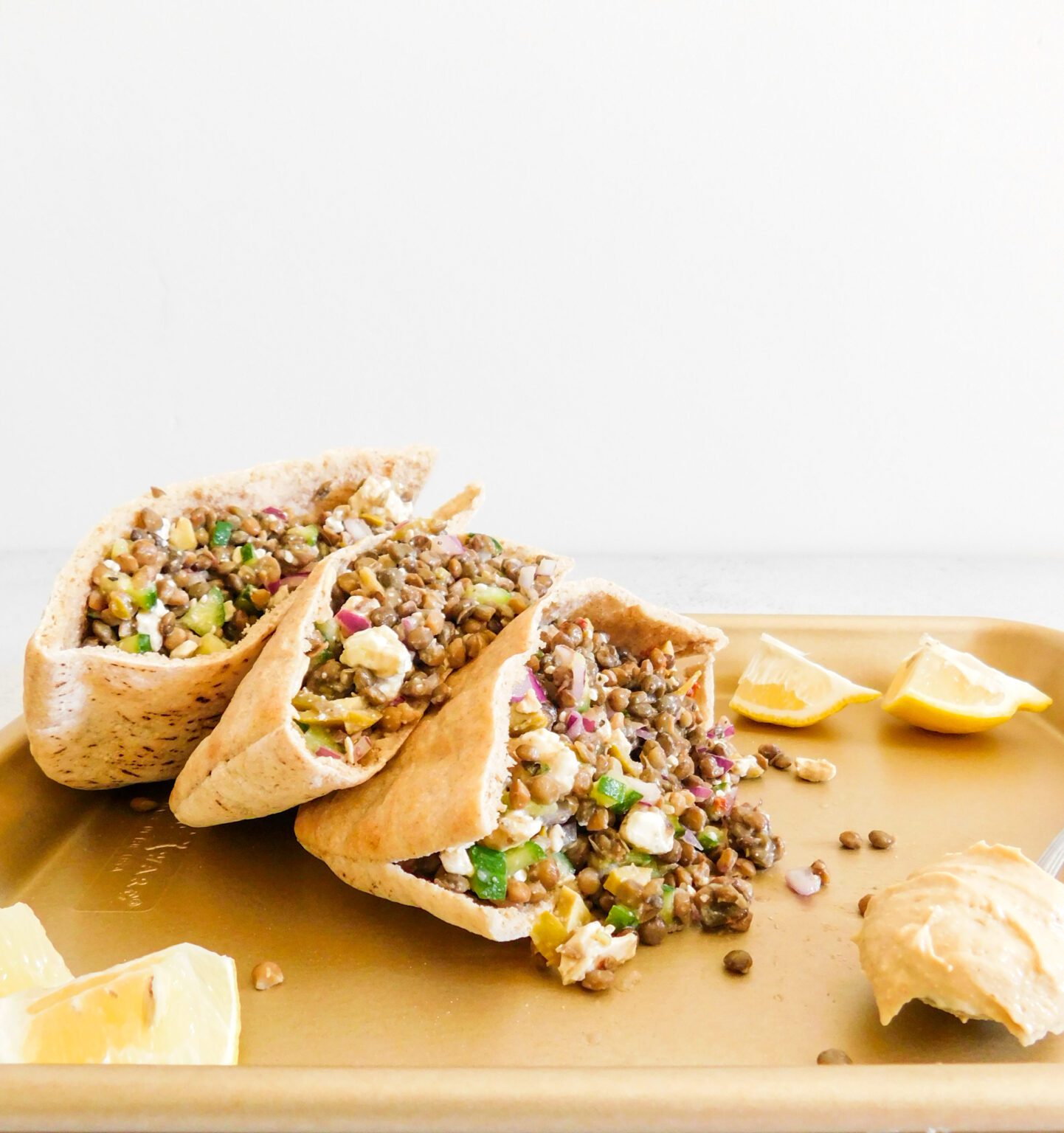 Mediterranean Lentil Pita Pockets Supermom Eats
