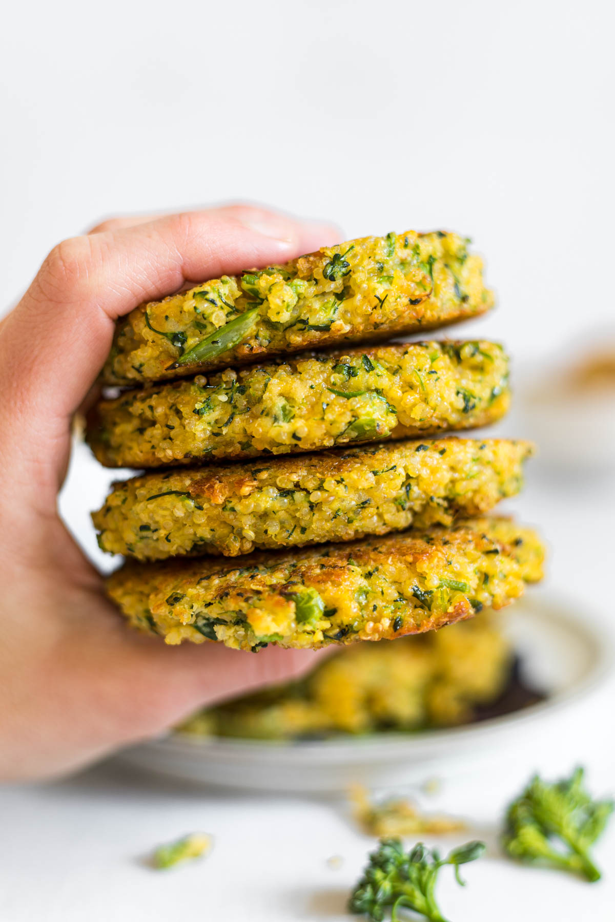 Gluten-Free Cheesy Broccoli Quinoa Patties - Supermom Eats