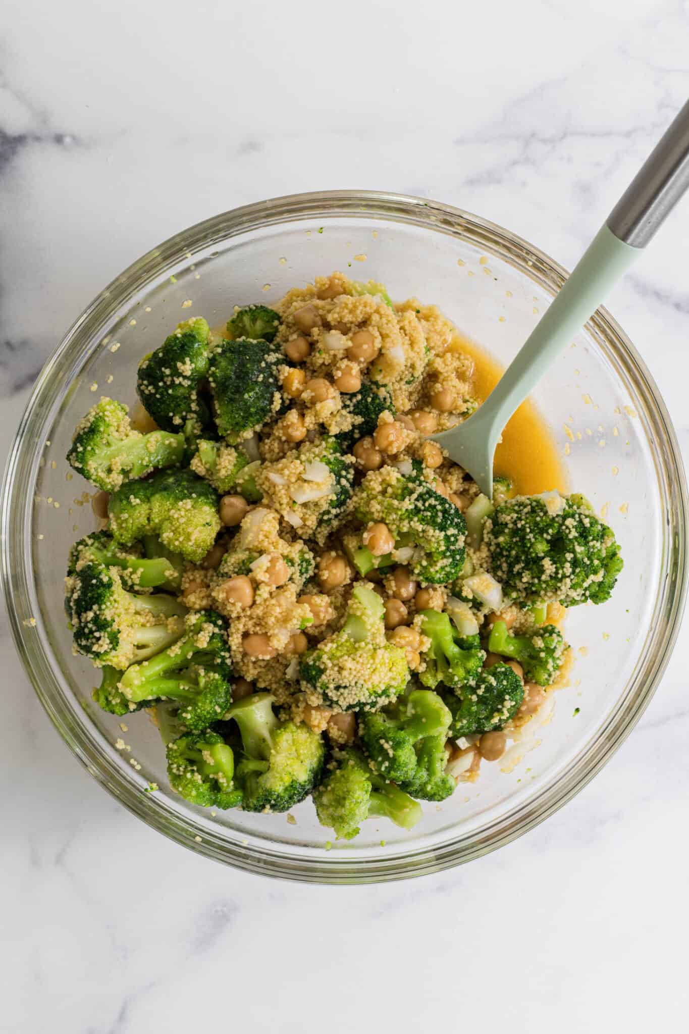 Baked Couscous Casserole With Broccoli and Chickpeas - Supermom Eats