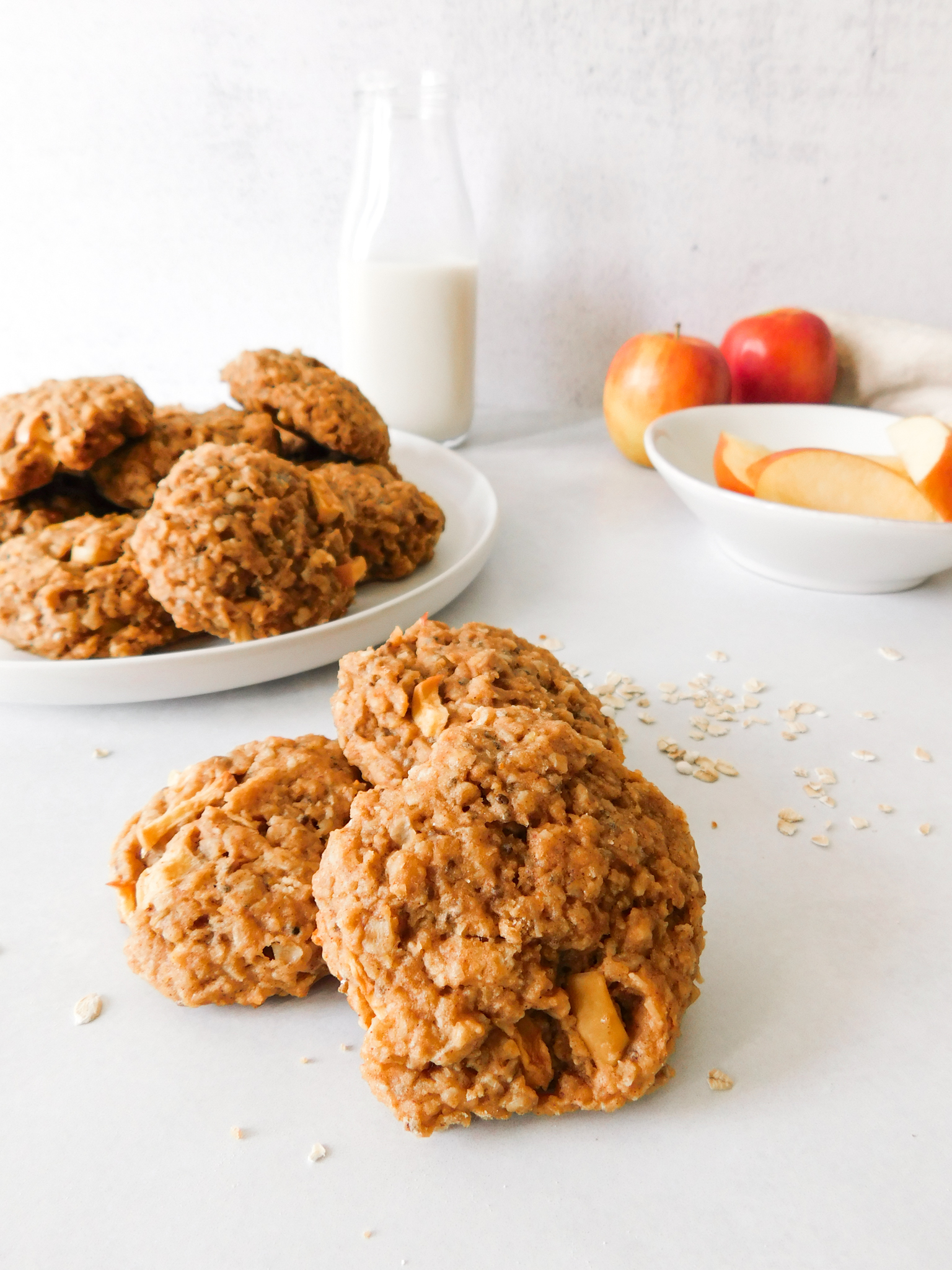 Healthy Toddler Apple Peanut Butter Cookies