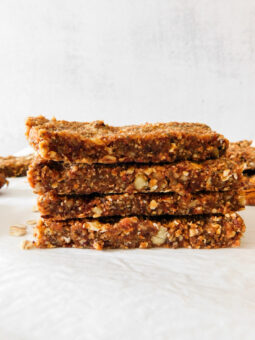 A stack of Date Energy Bars.
