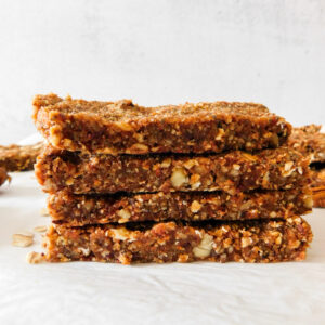 A stack of Date Energy Bars.