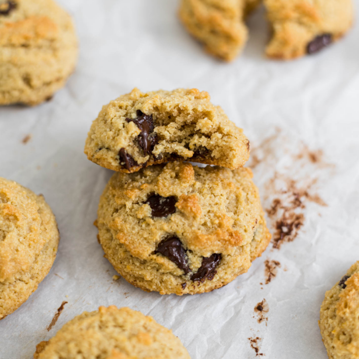 Almond flour chocolate chip cookies.