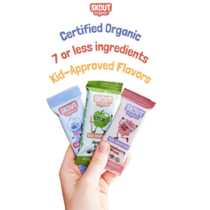 A selection of Skout Organic Kids Bars