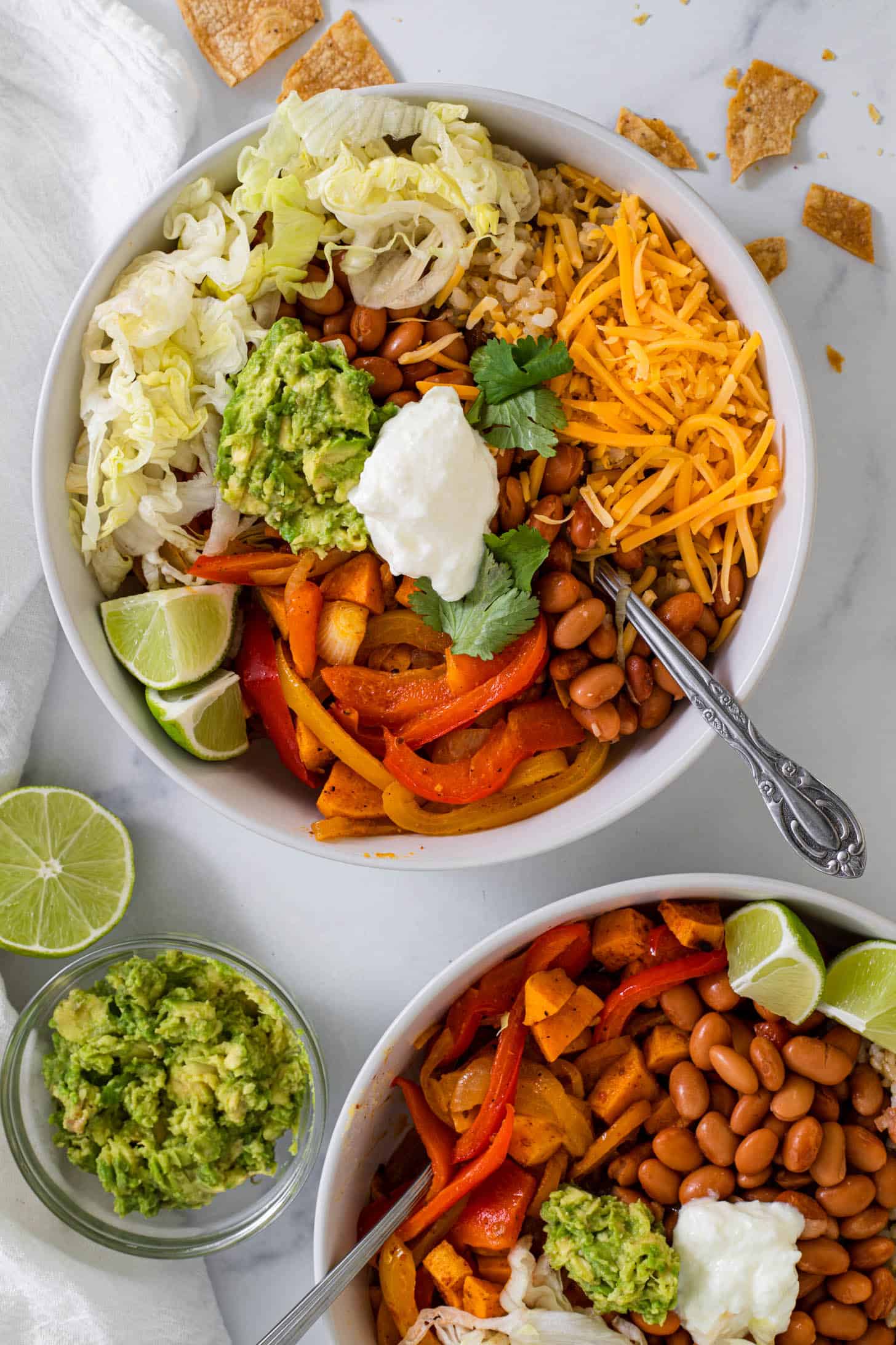 Easy Vegetarian Fajita Bowl Recipe With Sweet Potato Supermom Eats