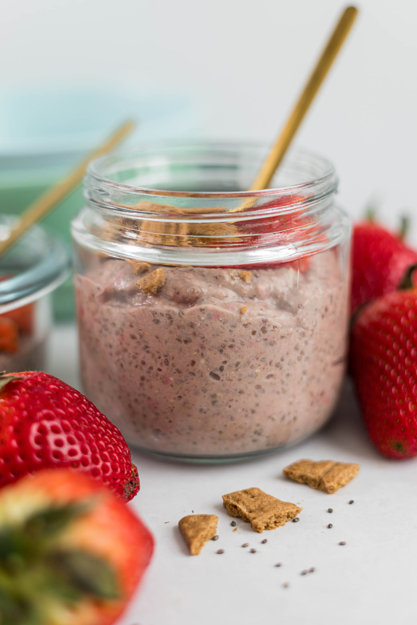 A jar of pudding.