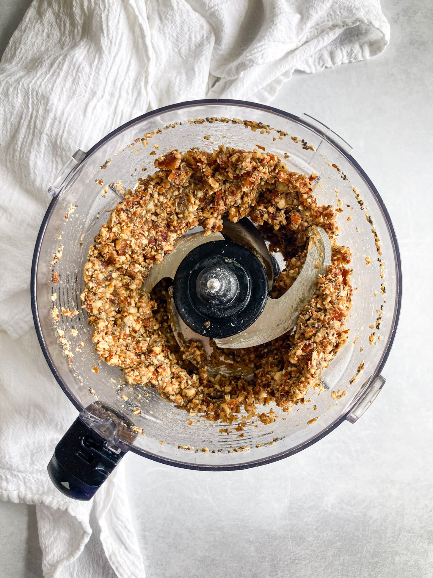 All ingredients blended in a food processor.