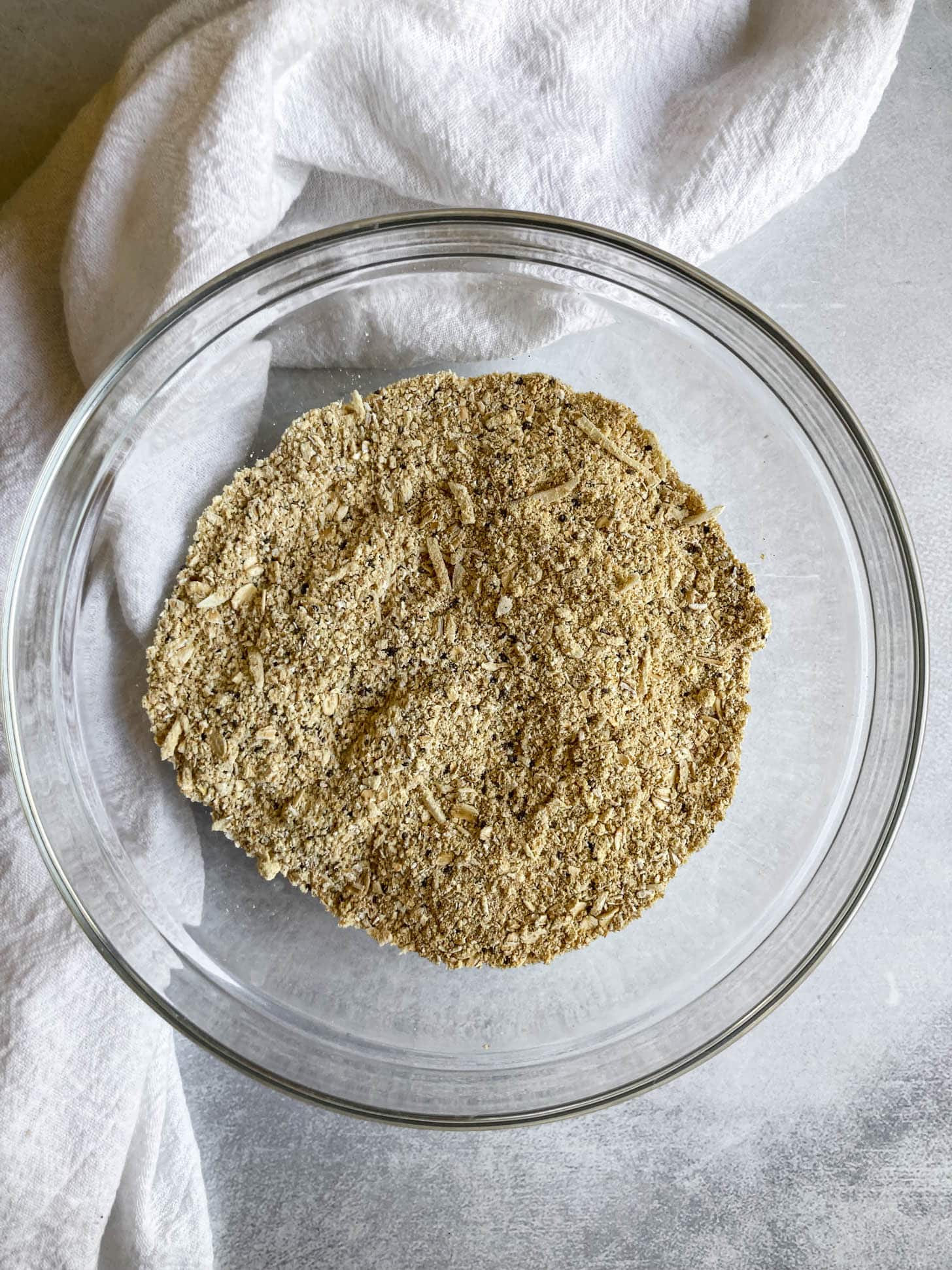 Dry ingredients in a bowl.