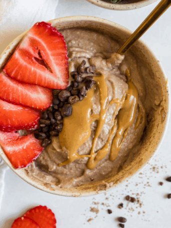 Chocolate Peanut Butter Yogurt bowl.