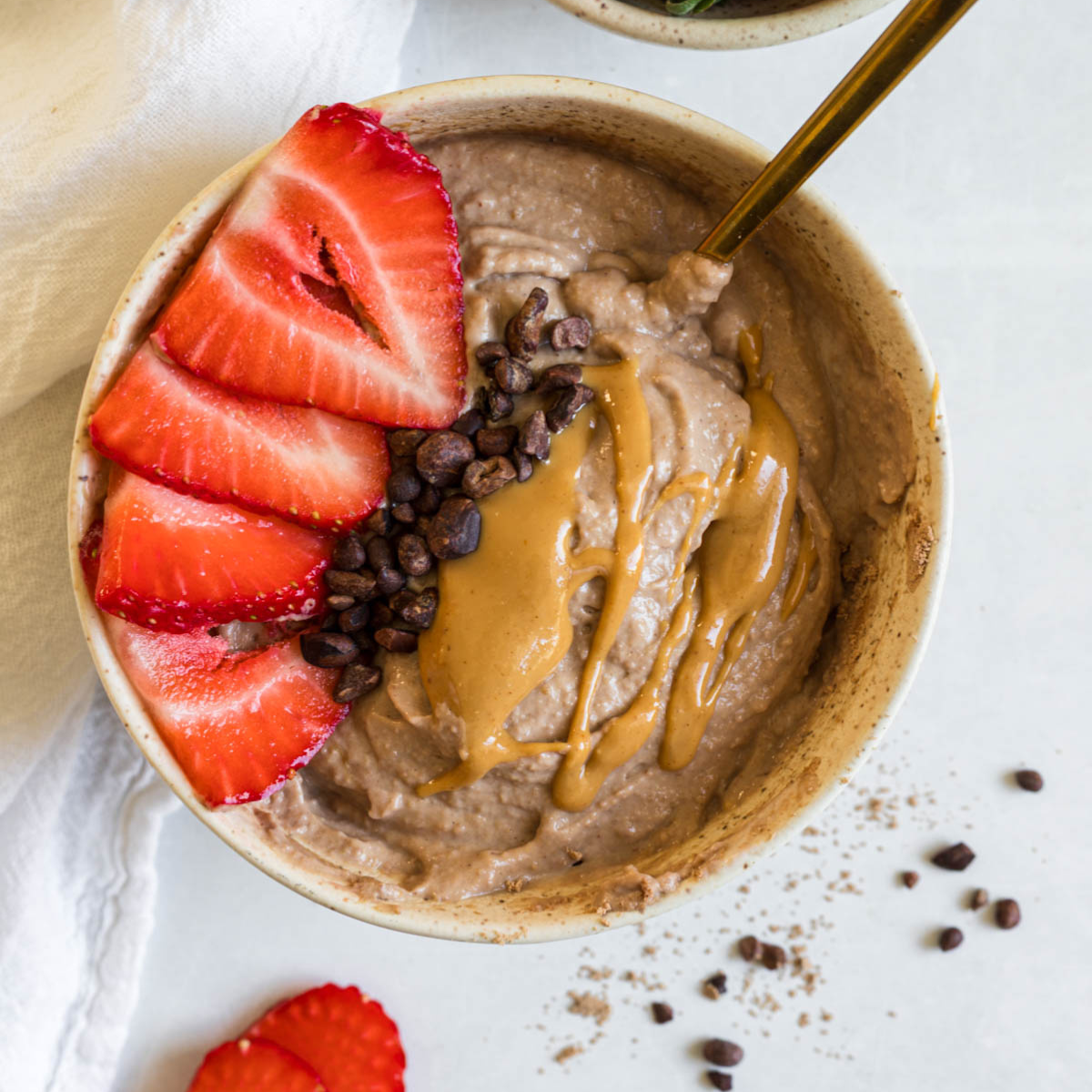 Chocolate Peanut Butter Yogurt bowl.