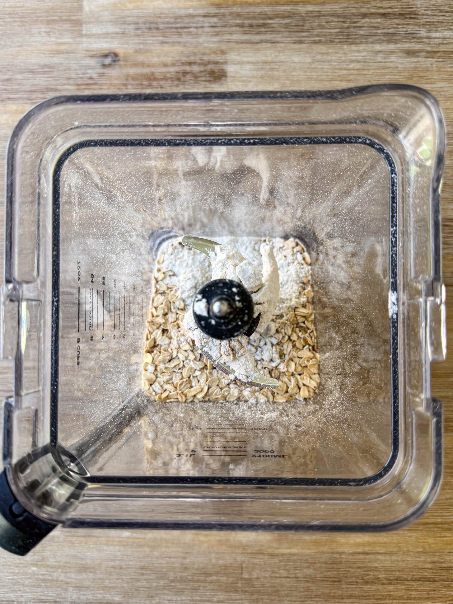 Dry ingredients in a blender.